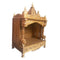 Teak Wood Designer Pooja Mandir Without Doors
